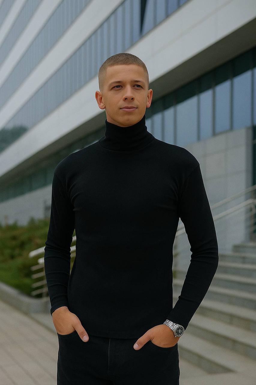 Гольф водолазка чоловічий на мікрофлісі CROSSGO, фото 1