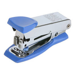 Степлер Buromax металевий МІНІ, 12 аркушів, (скоби №10), 61 х 34 х 25 мм, синій (BM.4151-02) - оригінал