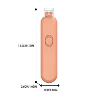 Кусачки для нігтів з підсвіткою електрична пилочка для дітей безпечний догляд за нігтями BROWN