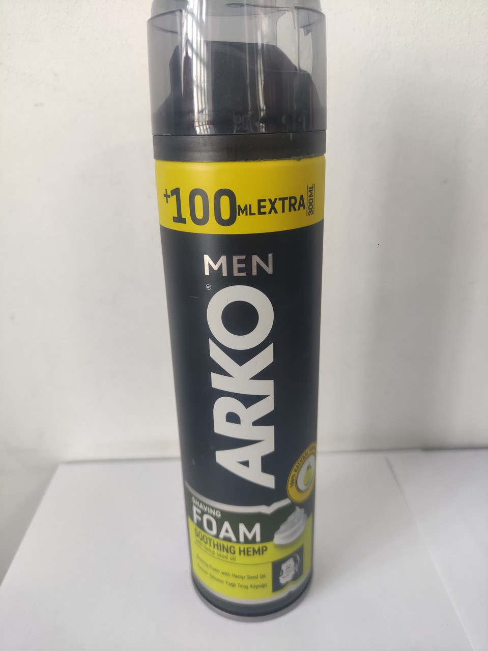 Піна для гоління чоловічий Arko З маслом насіння коноплі 300 мл