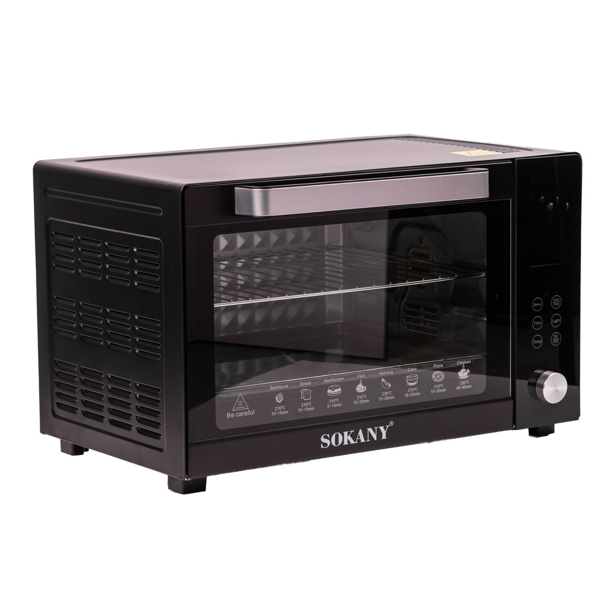 Духовка електрична Sokany з конвекцією на 50 л, 1700 Вт SK10011, фото 1