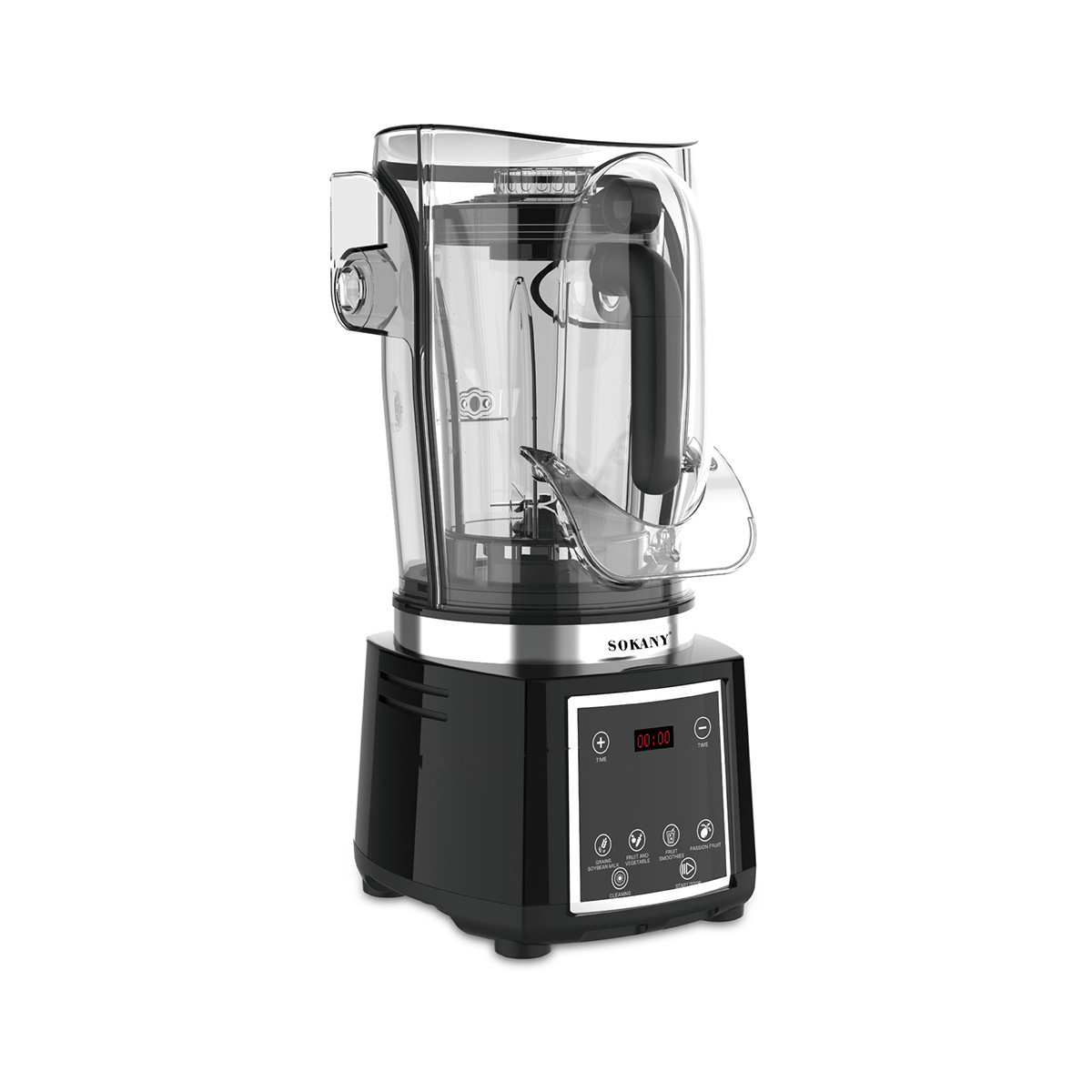 Безшумний блендер Sokany з 2-літровою чашею для смузі та коктейлів, портативний 6000 Вт SK-03037, фото 1