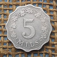 5 мiль 1972 року. Мальта