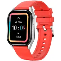 Оригінал! Смарт-годинник Canyon Chatter SW-58 BT-CALL Silver Red (CNS-SW58RR) - Вища Якість!