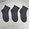 Шкарпетки жіночі 6 пар «Dark Grey» середньої довжини бавовна преміум сегмент розмір 35-38 арт. 33Н.6, фото 4