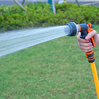 Пистолет оросительный поливочный с 8 режимами для сада и огорода с дальностью опрыскивания 3 метра BROWN