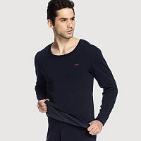 Термобілизна чоловіча з бавовни для зимових активностей комфортний і теплий виріб для холодної погоди BROWN