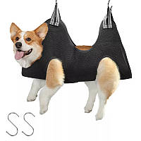 Гамак для грумінгу кішок і собак чорний комфортний фіксатор для обрізання кігтів хатніх тварин BROWN