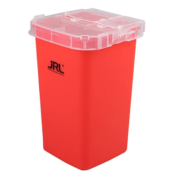 Контейнер для зберігання використаних лез JRL, червоний (JRL-JNC01)