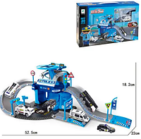 Гараж-паркінг Поліція 660 А-86, у комплекті 40 деталей, 2-рівневий, у коробці