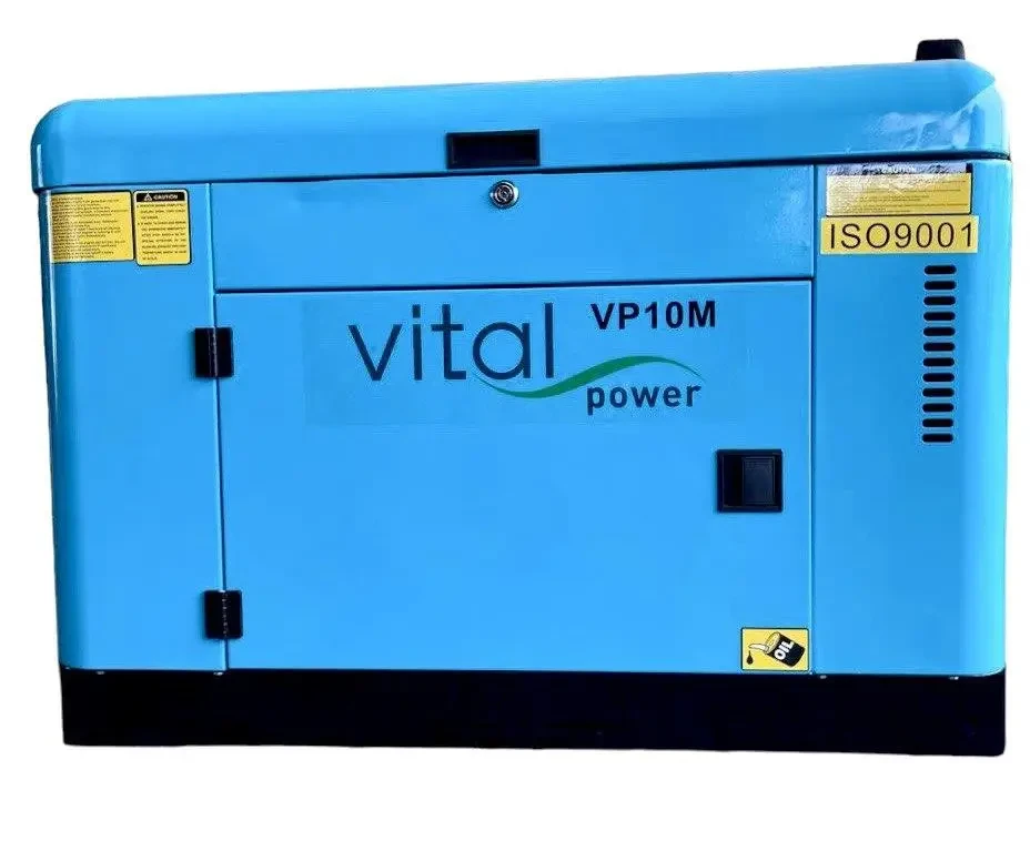 Дизельний генератор Vital power VP10T (10 кВт220 V), закритий корпус