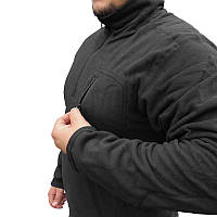 Утеплена тактична флісова кофта для чоловіків і жінок із кишенями для активного відпочинку та роботи SPICY