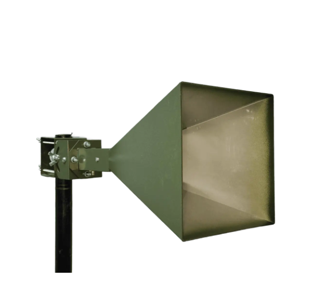 Антена HORN WiMAX ретранслятора 5050–6000 МГц рупорна з підсиленням ≥20 дБ, SMA-female, 50 Ом, фото 1