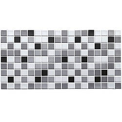 Декоративна стінова панель Sticker Wall Чорно-біла мозаїка SW-00001432 960 х 480 х 4 мм