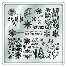 Crooz Пластина для стемпінга №14