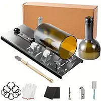 Набір інструментів для різання скляних пляшок роликовий склоріз повний комплект для DIY декору та ремесел