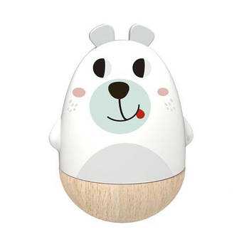 Дерев'яна іграшка Вемедик неваляшка (12,5см, заводна, музика, дерево+пластик, в коробці) TF455