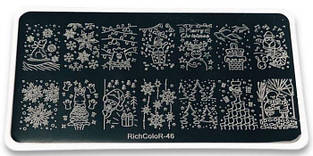 Пластина для стемпінгу RichColoR 046 H