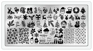 Пластина для стемпінгу RichColoR 068