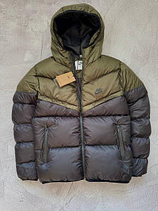 Чорно-оливковий Пуховик Nike Storm-Fit