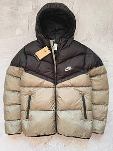 Пуховик Nike Storm-Fit чорно-сірий