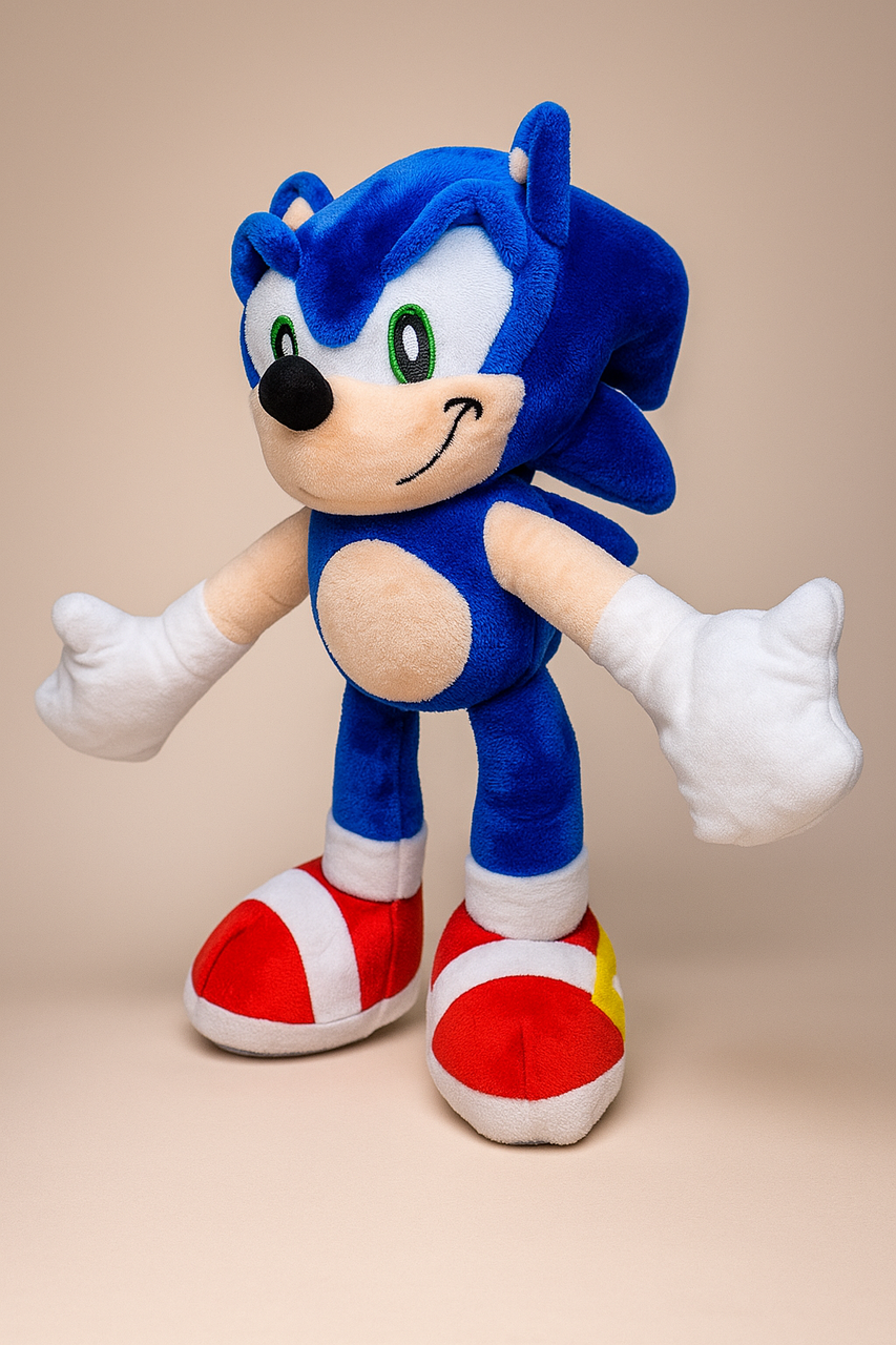 М'яка Плюшева Іграшка Супер Сонік 30 см 2245, фото 1