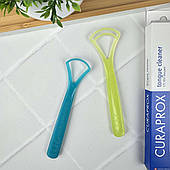 Набір скребків для язика Curaprox (салатовий та зелений), 2 шт