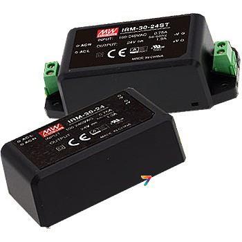 IRM-30-12 AC-DC мережевий перетворювач - P вих: 30 Вт, Вихід: 12 В, U1: 12 В, вих.струм: до 2.5 А, фото 1