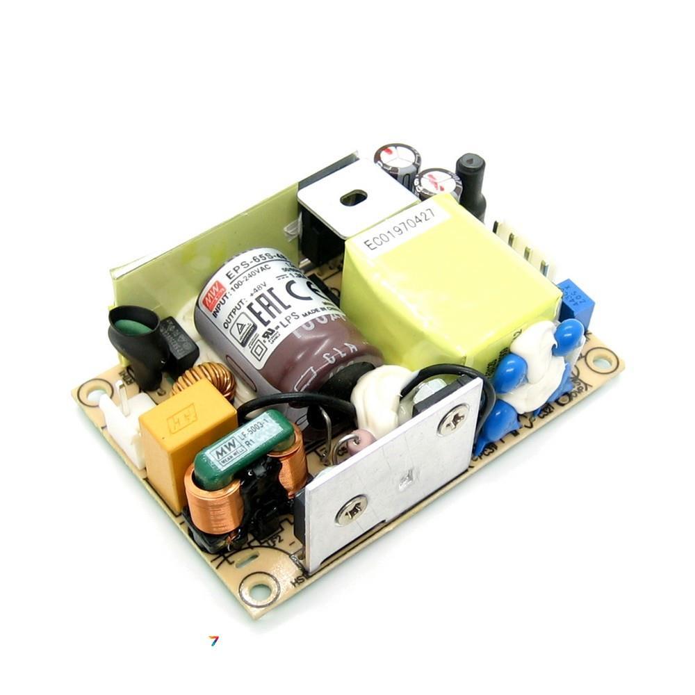 EPS-65S-48 Джерело живлення AC / DC без корпусу, імпульсний: Вих. потужність: 65 Вт. Вхід: 80 ... 264VAC: Вихідна напруга: 48В:, фото 1