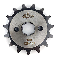 Зірка приводна передня приводна 428-15 зубів Дельта GO
