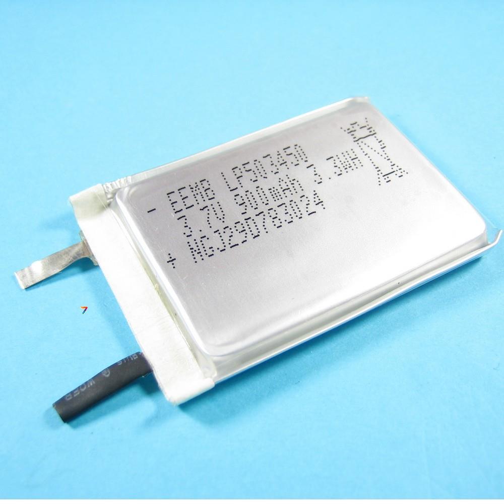 LP503450 Літій-полімерний акумулятор 3.7 В 950 мАг, 50x34x5 мм, фото 1