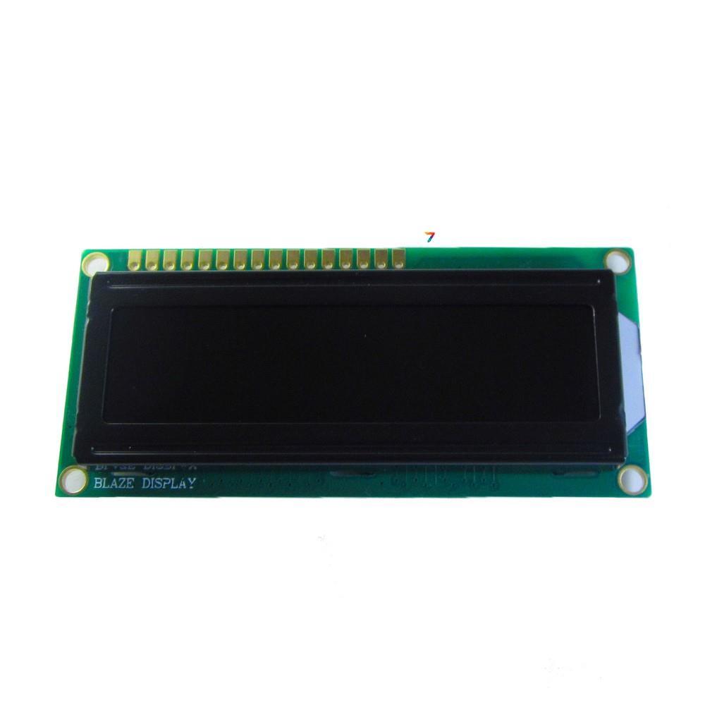 BCB1602-03-LY-VNMWU VATN LCD індикатор. 16 символів 2 рядки. Розміри 80х36 мм. колір символів: жовтий-зелений, фону:, фото 1