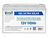 Акумулятор гелевий Volt V-Pro GEL 12V 110Аh VRLA, фото 2