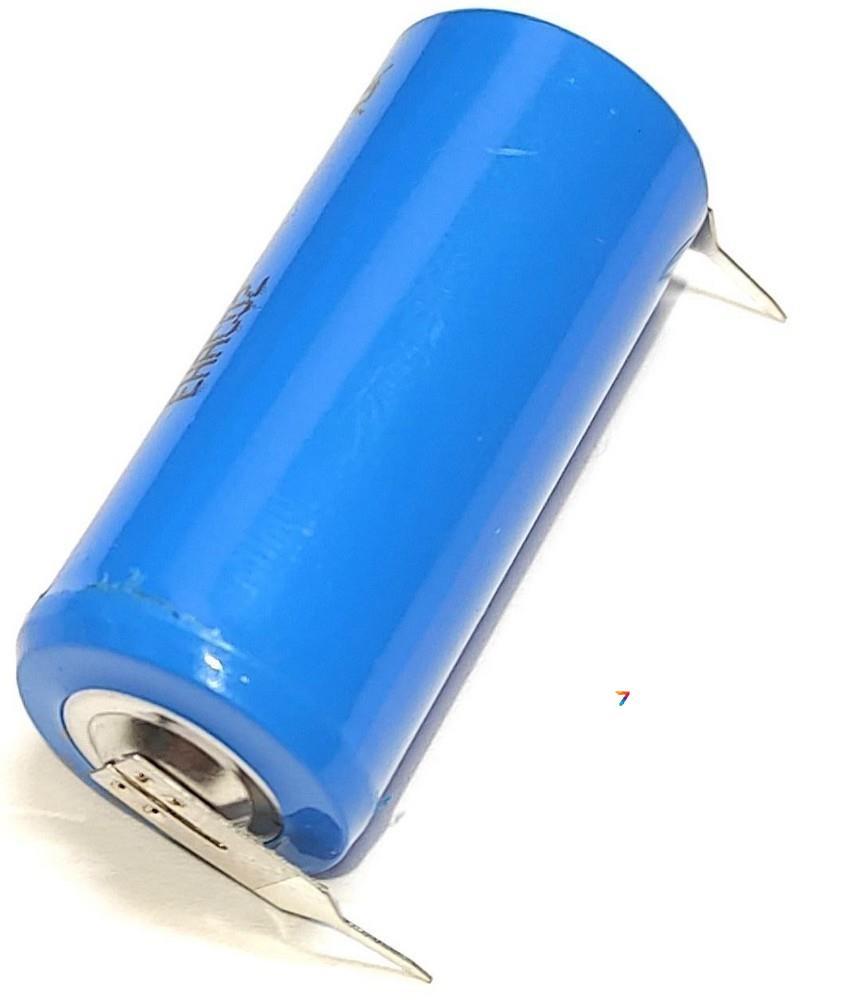 ER14335M-VY Li, SOCl2 батарея типорозміру 2 / 3АА номінальною напругою 3.6 В ємністю 1.2 Аг стандарт виводи Траб: -55 ... 85 °, фото 1