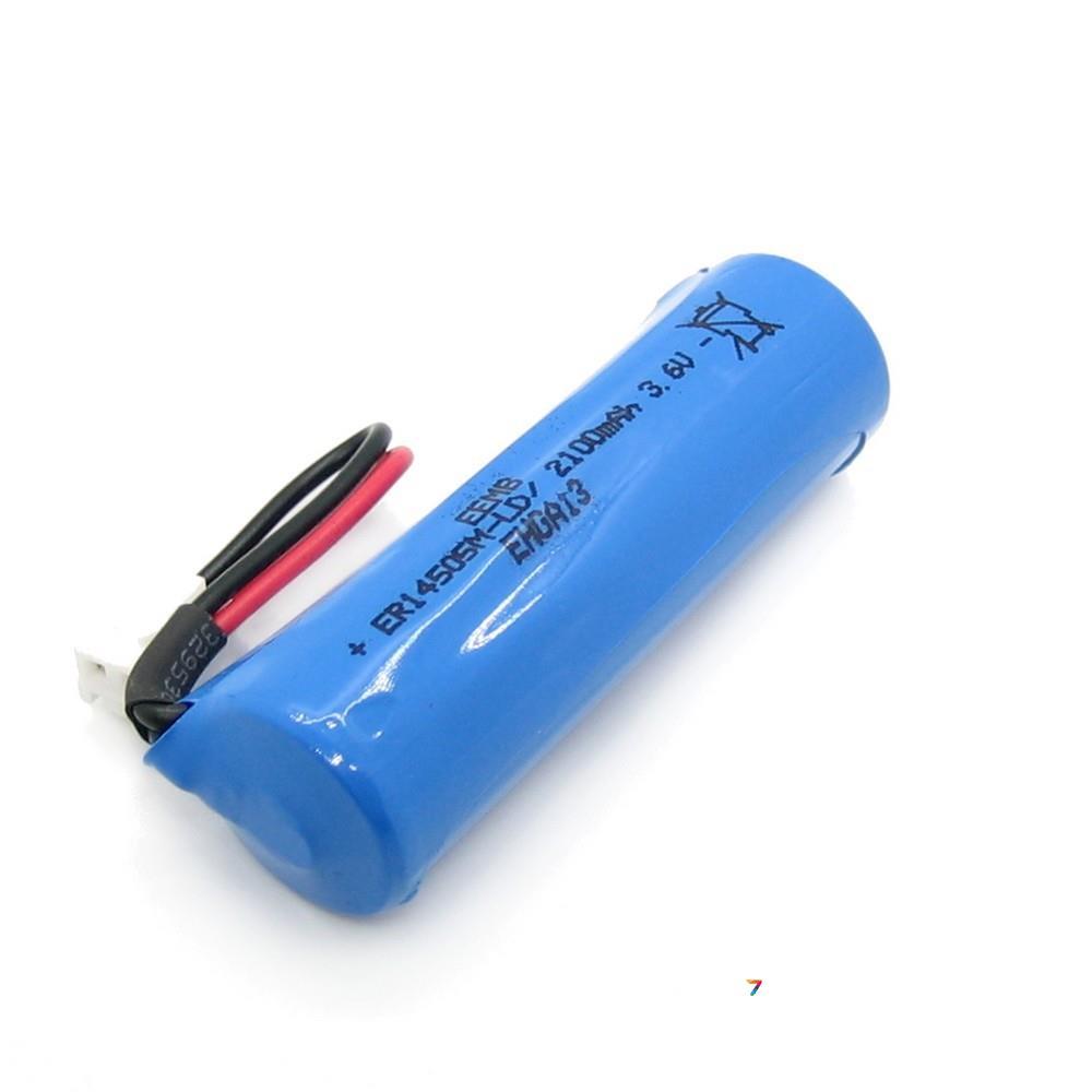 ER14505M-LD/ Li, SOCl2 батарея типорозміру AA номінальною напругою 3.6 В ємністю 1.8 Ач Траб: -55 ... 85 ° C. Стандартний струм, фото 1