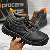 Спецобувь ботинки рабочие с метал носком, полуботинки защитные демисезонные, мужская рабочая обувь польша