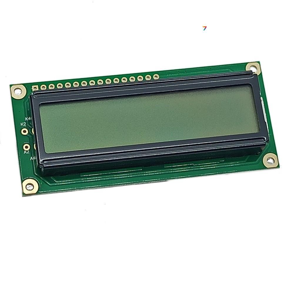 WH1602B3-YGH-CW-I2C РКІ модуль: 16 символів 2 рядки, Розміри: 80x36 мм., Інтерфейс: I2C, English/Cyrillic Font, фото 1