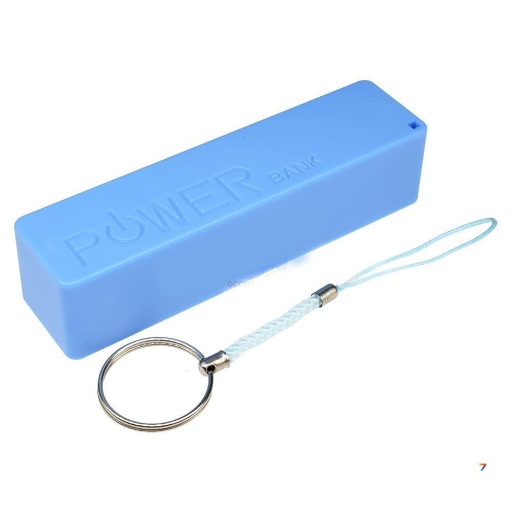 18650 USB Power Bank Case Kit Blue Корпус для для самостійної збірки Power Bank на основі Li-Ion акумулятора типу 18650. Колір, фото 1