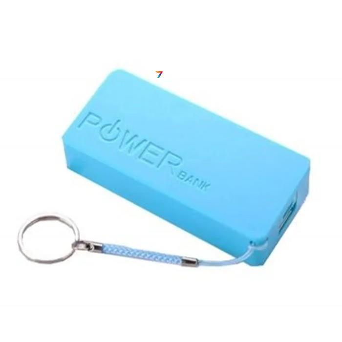 18650x2 USB Power Bank BLUE BOX Корпус для самостійного збирання Power Bank на основі 2 шт Li-Ion акумуляторів типу 18650, фото 1