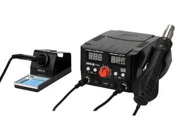 Паяльна станція 2в1 Hot Air YATO YT-82458