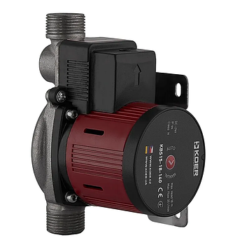 Насос підвищення тиску на енергоощадження Koer KBS15-18-140 Н=18М, Q = 2.1 кбМ, P=85 Вт (з гайками) (KP3255)