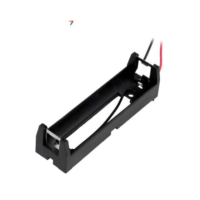 BHC-18650-1A Відсік для батарей: Розмір: MR18650: Кількість бат: 1: Виводи: дроти, фото 1