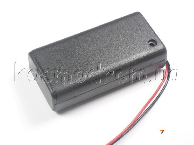 SBH-321-1A Відсік для батарей: Розмір: AA, R6: Кількість батарей: 2: вив: дроти, фото 1