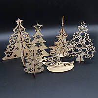 Дерев'яні ялинки.