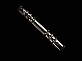 Затискачі для папок меню універсальні. Колір "Срібло". 230х20мм. Кільце 20мм, фото 4