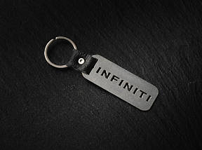 Брелок металевий. Infiniti. 10х2,5см, фото 2