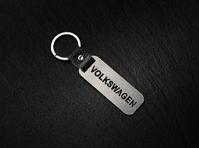 Брелок металевий. VOLKSWAGEN. 10х2,5см, фото 2