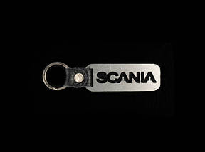 Брелок металевий. Scania. 10х2,5см, фото 2