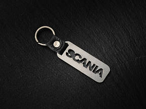 Брелок металевий. Scania. 10х2,5см, фото 4