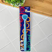 Очищувач для язика силіконовий Pobear (блакитрний), 1 шт